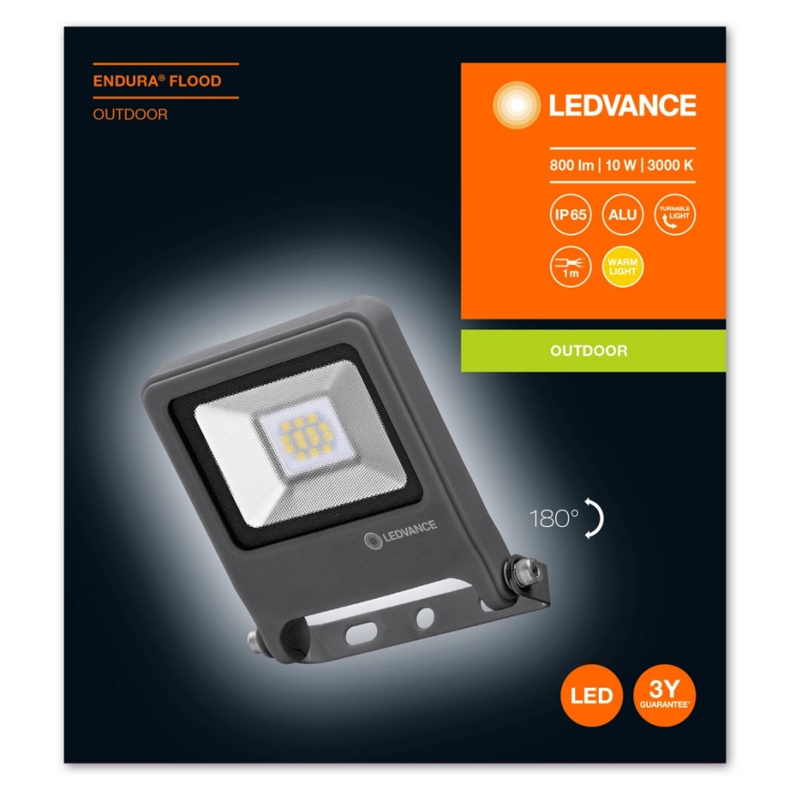 Ledvance - LED-valonheitin ENDURA LED/10W/230V IP65