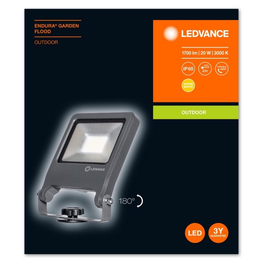Ledvance - LED-valonheitin ENDURA LED/20W/230V IP65