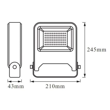 Ledvance - LED-valonheitin ENDURA LED/50W/230V IP65