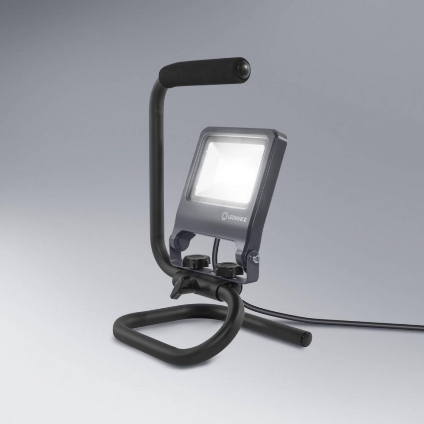 Ledvance - LED-valonheitin kahvalla S-STAND LED/20W/230V IP65