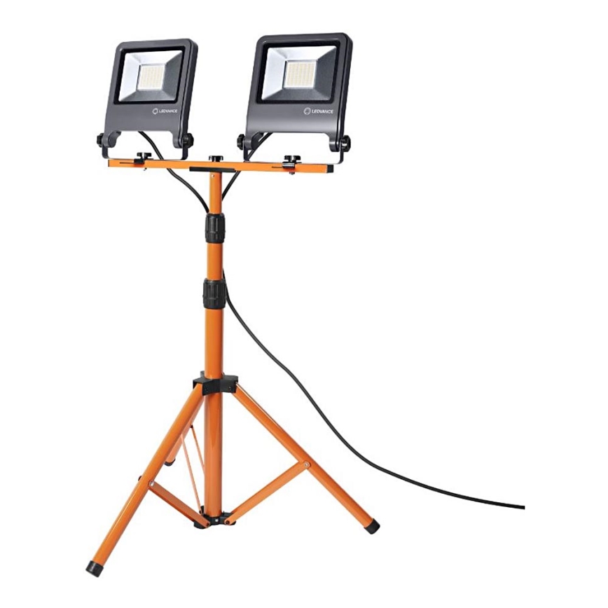 Ledvance - LED-valonheitin kahvalla TRIPOD 2xLED/50W/230V IP65
