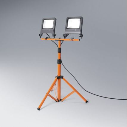 Ledvance - LED-valonheitin kahvalla TRIPOD 2xLED/50W/230V IP65