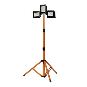 Ledvance - LED-valonheitin telineellä TRIPOD 1xLED/30W/230V + 2xLED/5W IP65