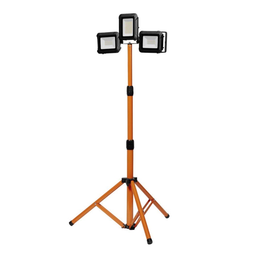 Ledvance - LED-valonheitin telineellä TRIPOD 1xLED/30W/230V + 2xLED/5W IP65