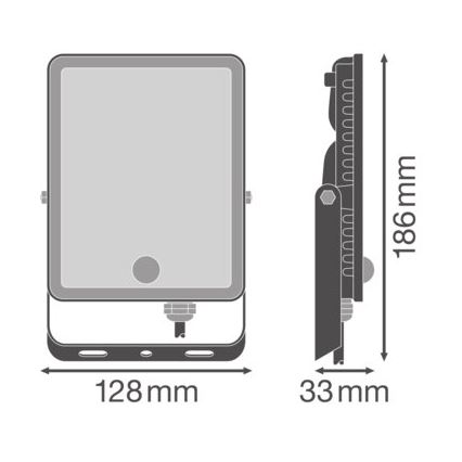 Ledvance - LED Valonheitin ulkokäyttöön sensorilla FLOODLIGHT LED/30W/230V 6500K IP65