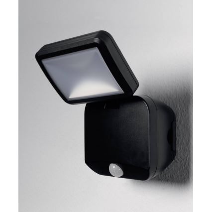 Ledvance - LED-valonheitin ulkoseinään anturilla SPOTLIGHT LED / 4W / 6V IP54
