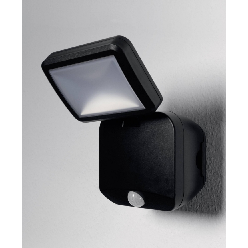 Ledvance - LED-valonheitin ulkoseinään anturilla SPOTLIGHT LED / 4W / 6V IP54