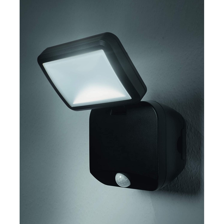 Ledvance - LED-valonheitin ulkoseinään anturilla SPOTLIGHT LED / 4W / 6V IP54
