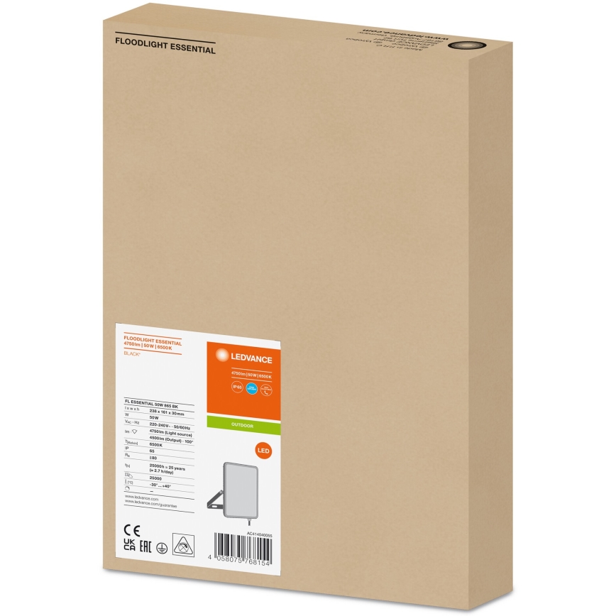 Ledvance - LED Valonheitin ulkoseinään FLOODLIGHT LED/50W/230V 6500K IP65