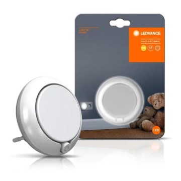 Ledvance - LED-yövalo anturilla LUNETTA LED/0,3W/230V 3000K