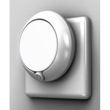 Ledvance - LED-yövalo anturilla LUNETTA LED/0,3W/230V 3000K