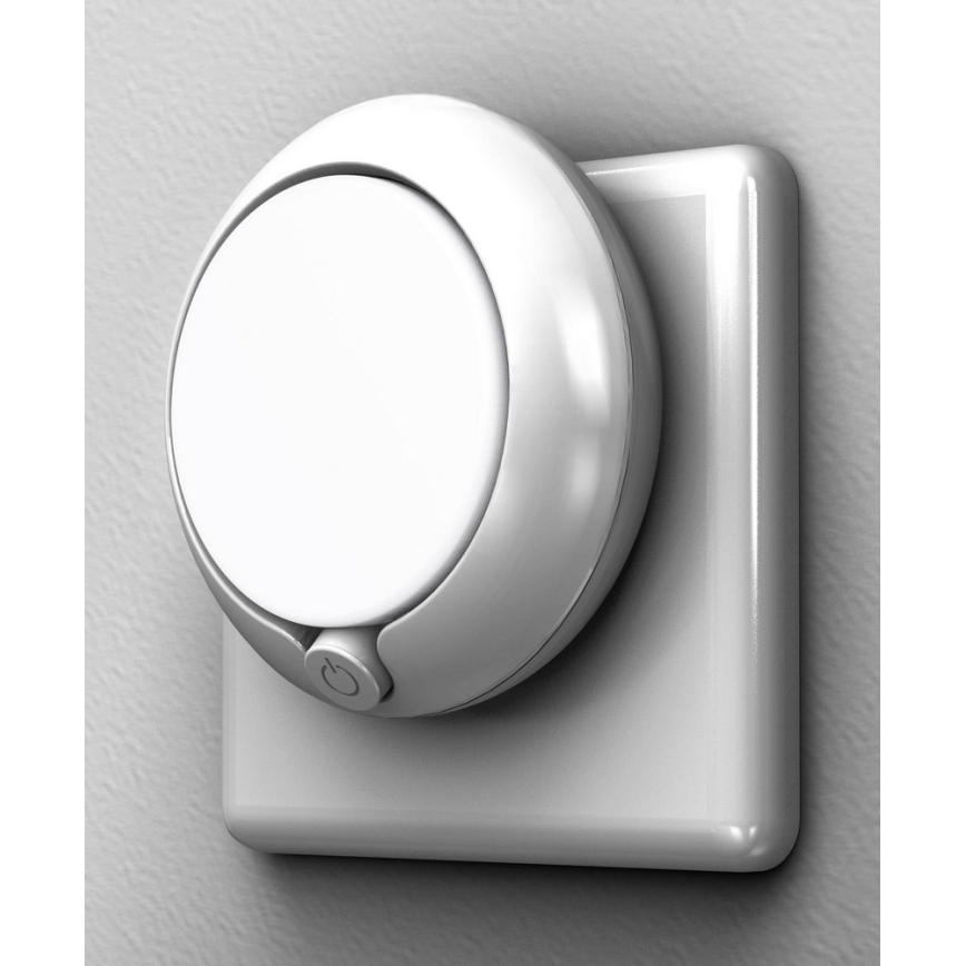 Ledvance - LED-yövalo anturilla LUNETTA LED/0,3W/230V 3000K