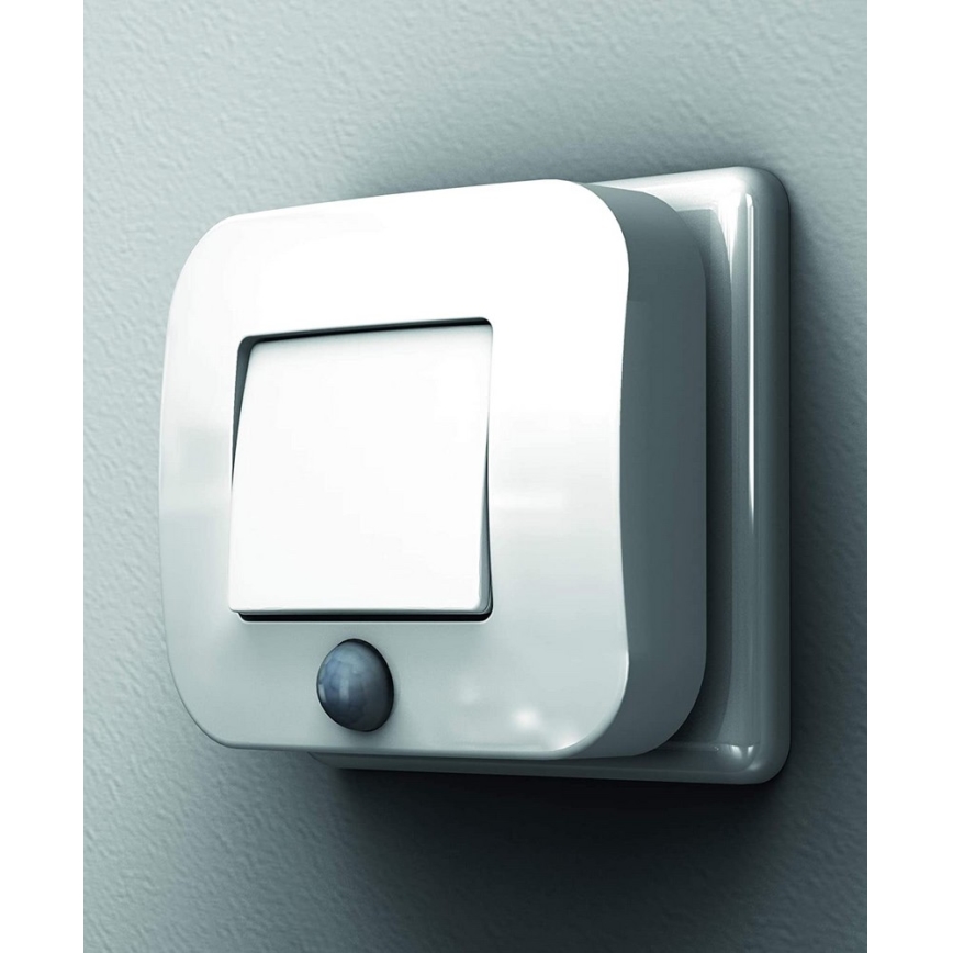 Ledvance - LED-yövalo anturilla LUNETTA LED/0,7W/230V 3000K