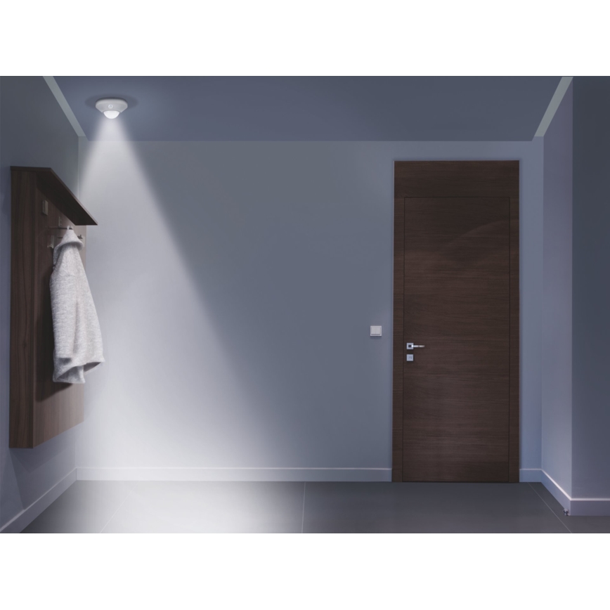 Ledvance - LED-yövalo anturilla NIGHTLUX LED/1,7W/3xAA 4000K