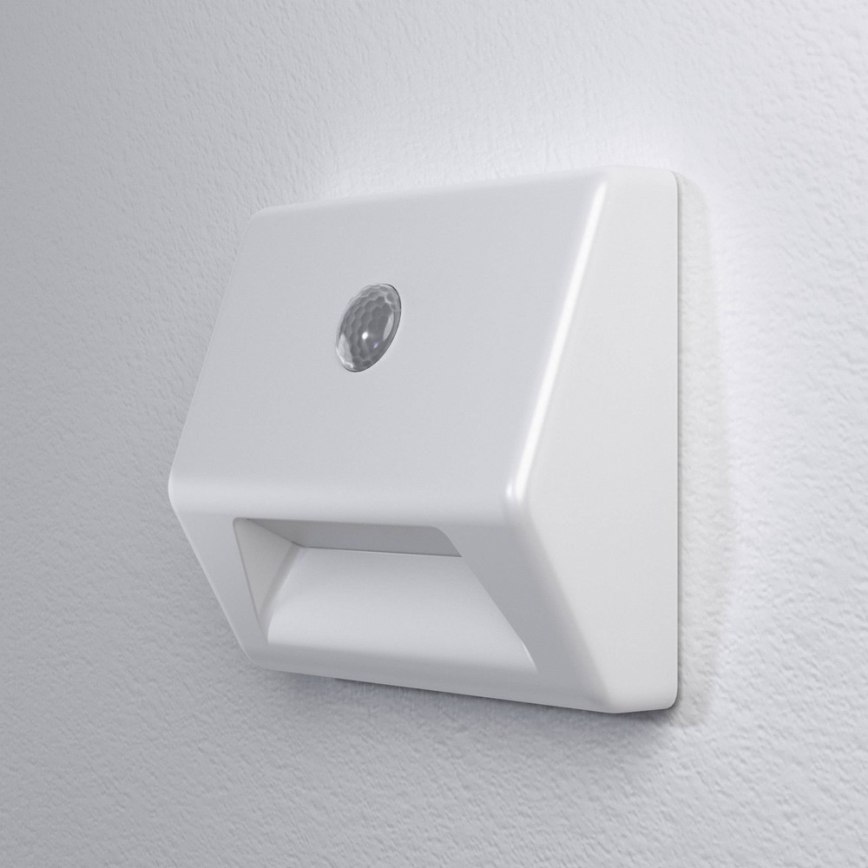 Ledvance - LED-portaikkovalo NIGHTLUX LED/0,25W/3xAAA IP54 anturilla