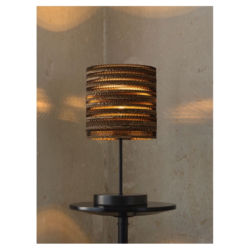 Ledvance - Pöytävalaisin DECOR CARDBOARD 1xE27/15W/230V halkaisija 20 cm