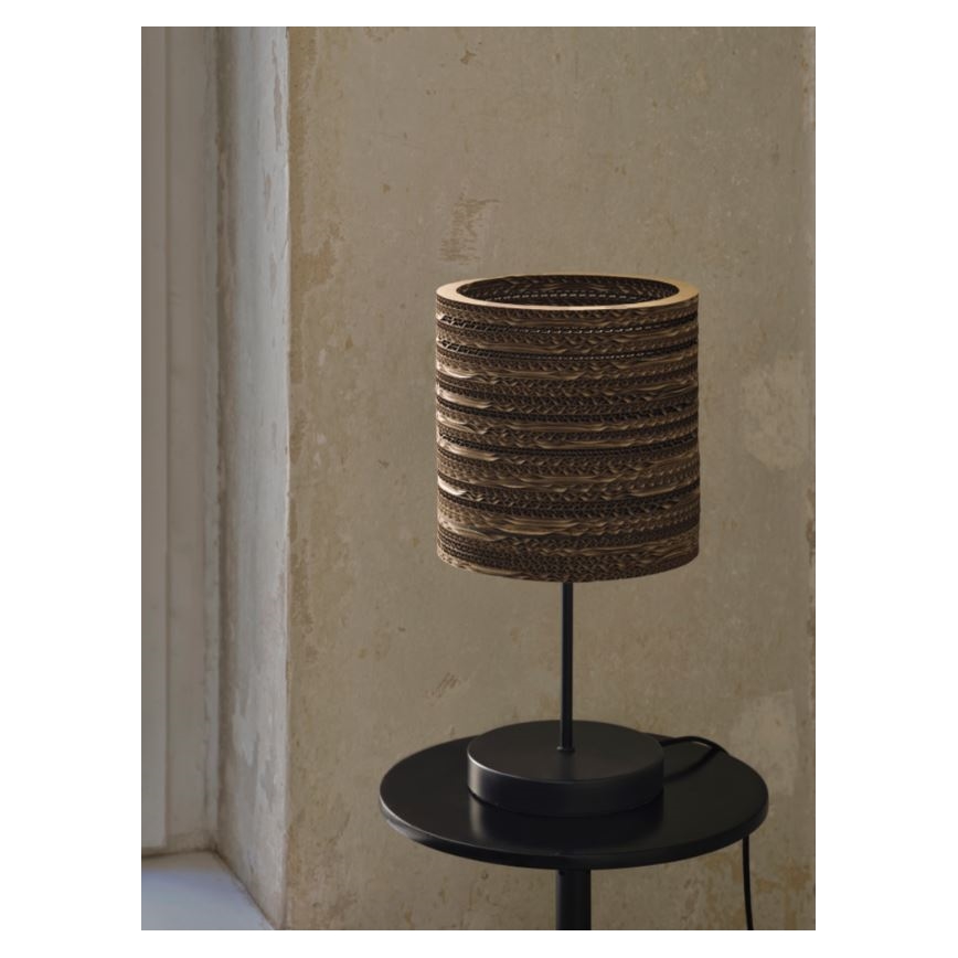 Ledvance - Pöytävalaisin DECOR CARDBOARD 1xE27/15W/230V halkaisija 20 cm