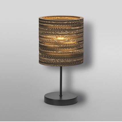 Ledvance - Pöytävalaisin DECOR CARDBOARD 1xE27/15W/230V halkaisija 20 cm