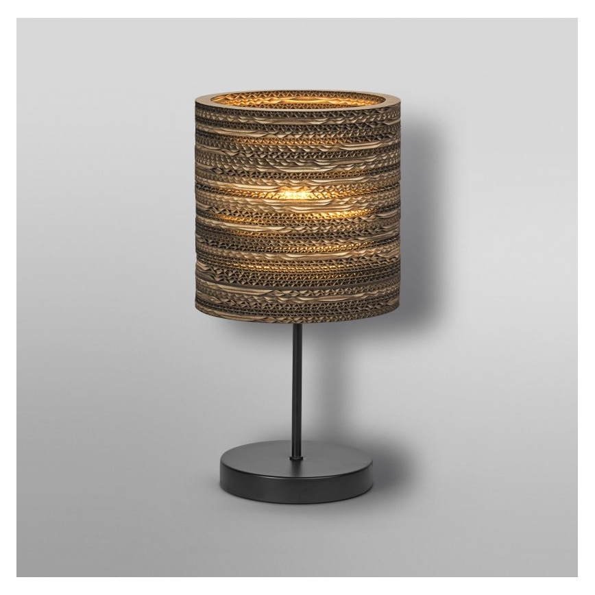 Ledvance - Pöytävalaisin DECOR CARDBOARD 1xE27/15W/230V halkaisija 20 cm