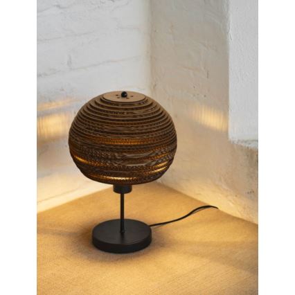 Ledvance - Pöytävalaisin DECOR CARDBOARD 1xE27/15W/230V halkaisija 26 cm