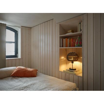 Ledvance - Pöytävalaisin DECOR CARDBOARD 1xE27/15W/230V halkaisija 26 cm