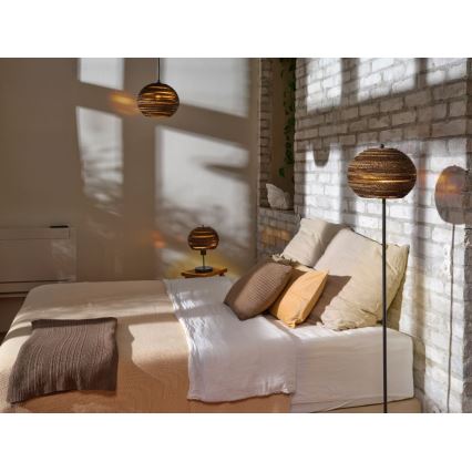 Ledvance - Pöytävalaisin DECOR CARDBOARD 1xE27/15W/230V halkaisija 26 cm