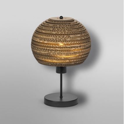 Ledvance - Pöytävalaisin DECOR CARDBOARD 1xE27/15W/230V halkaisija 26 cm