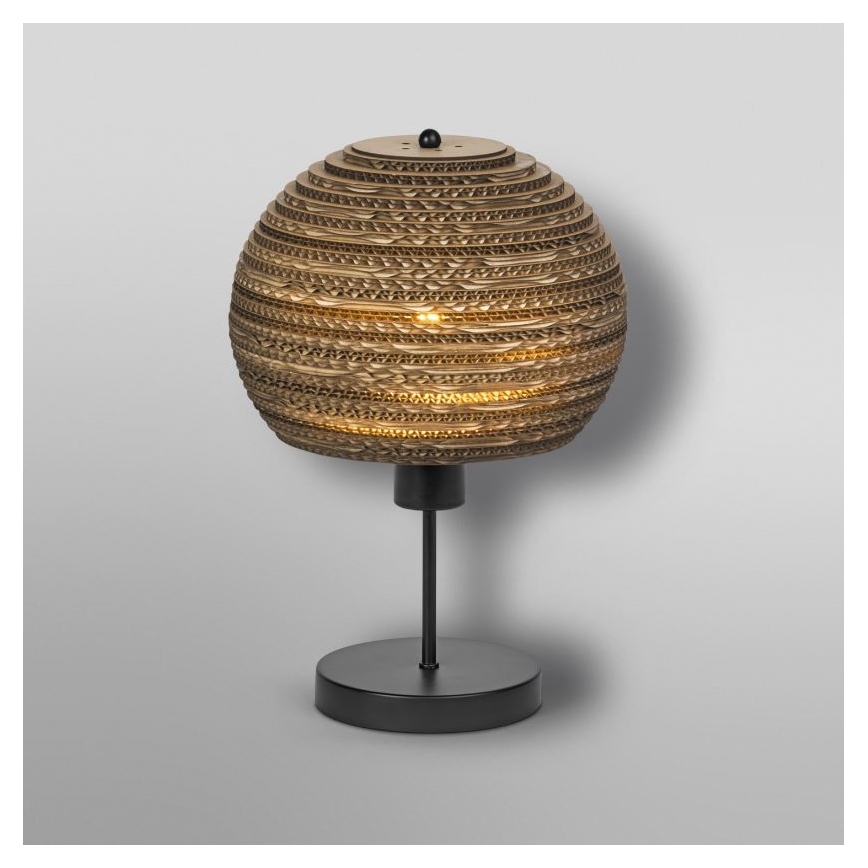 Ledvance - Pöytävalaisin DECOR CARDBOARD 1xE27/15W/230V halkaisija 26 cm