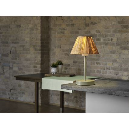 Ledvance - Pöytävalaisin DECOR RAFFIA 1xE27/15W/230V juuttinaru