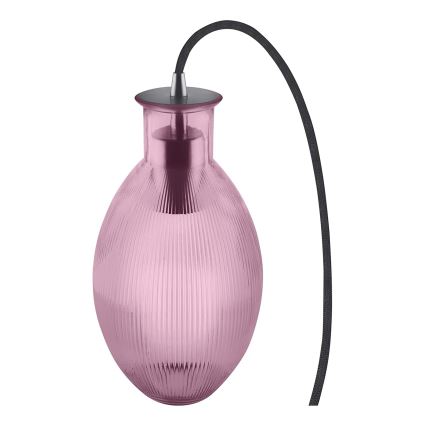 Ledvance - Pöytävalaisin GRAPE 1xE27 / 40W / 230V vaaleanpunainen