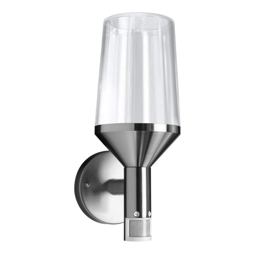 Ledvance - Seinävalaisin anturilla ulkokäyttöön CALICE 1xE27 / 60W / 230V IP44