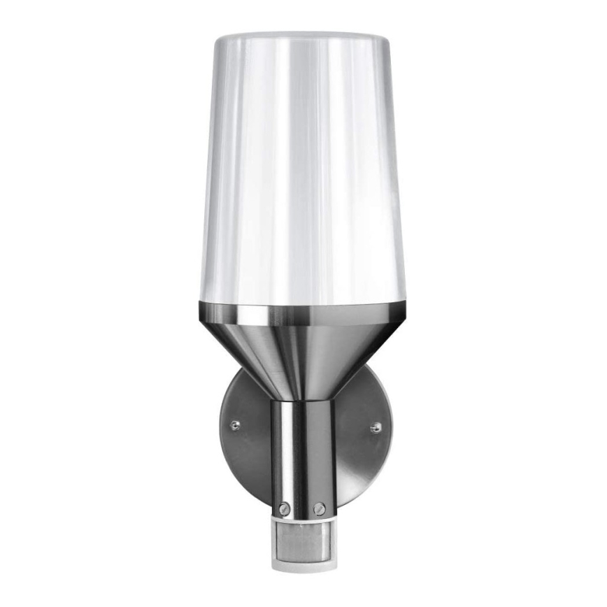 Ledvance - Seinävalaisin anturilla ulkokäyttöön CALICE 1xE27 / 60W / 230V IP44