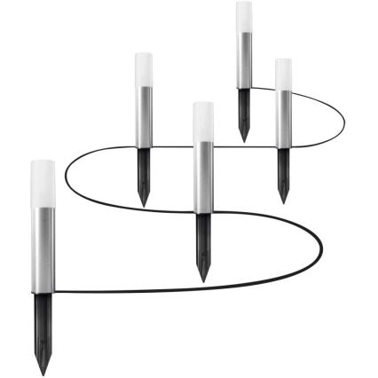 Ledvance - SET 5x LED RGBW ulkovalaisin SMART+ GARDEN POLE 5xLED/5,7W/230V IP65 Wi-Fi