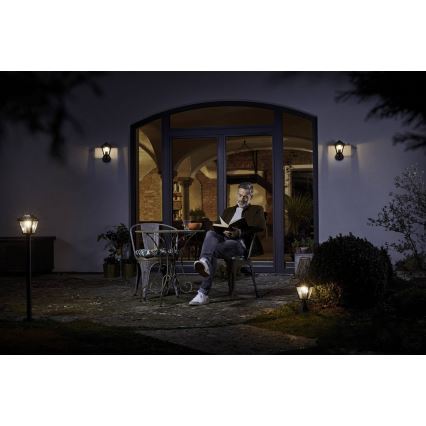 Ledvance - Ulkoseinävalaisin anturilla ENDURA 1xE27/60W/230V IP44