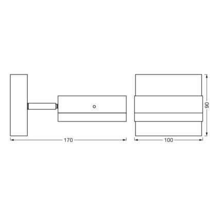 Ledvance - Ulkoseinävalaisin ENDURA CLASSIC 1xGX53/12W/230V IP44