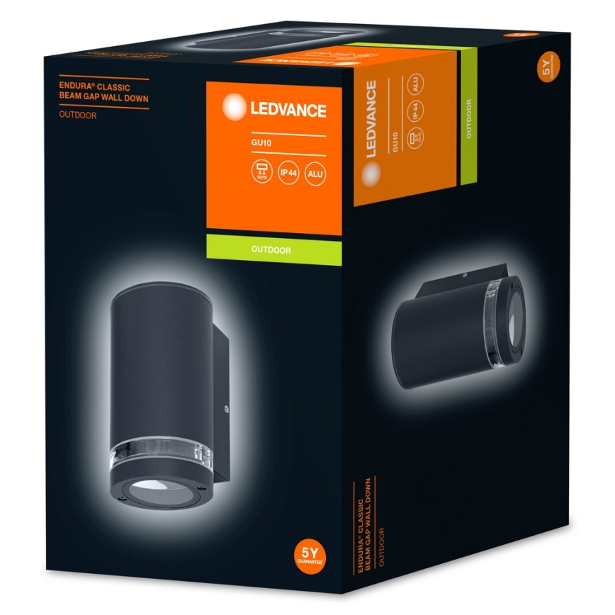 Ledvance - Ulkoseinävalo BEAM 1xGU10/35W/230V IP44