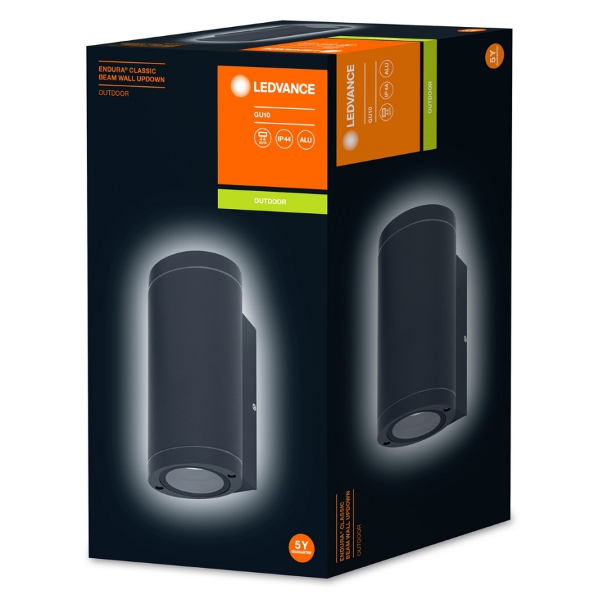 Ledvance - Ulkoseinävalo BEAM 2xGU10/35W/230V IP44
