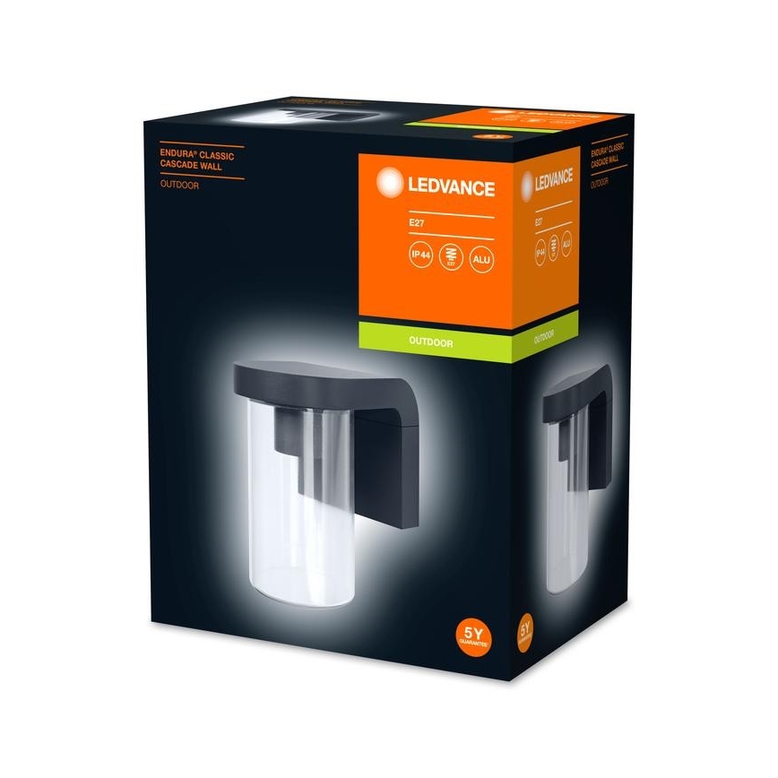 Ledvance - Ulkoseinävalo CASCADE 1xE27/25W/230V IP44