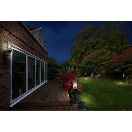 Ledvance - Ulkovalaisin AMBER 1xE27/20W/230V IP44