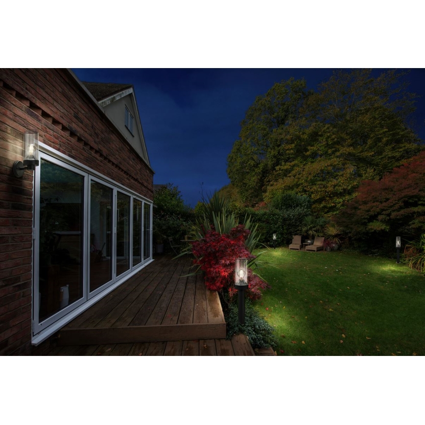 Ledvance - Ulkovalaisin AMBER 1xE27/20W/230V IP44