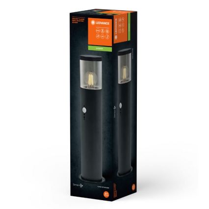 Ledvance - Ulkovalaisin anturilla EBRO 1xE27/20W/230V IP44