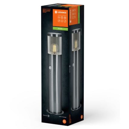 Ledvance - Ulkovalaisin anturilla EBRO 1xE27/20W/230V IP44