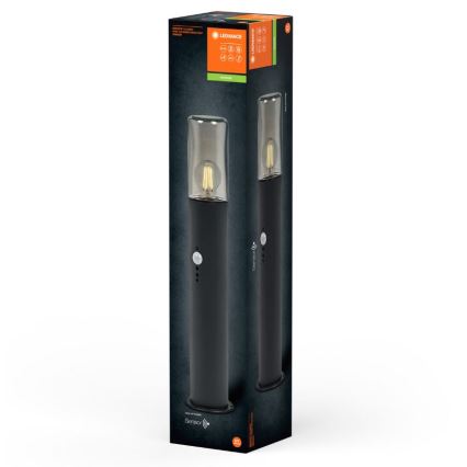 Ledvance - Ulkovalaisin anturilla FIGO CYLINDER 1xE27/20W/230V IP44
