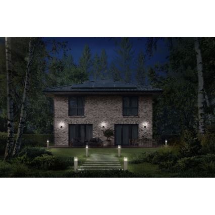 Ledvance - Ulkovalo anturilla EBRO 1xE27/20W/230V IP44