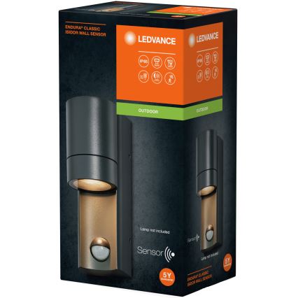 Ledvance - Ulkovalo anturilla ISIDOR 1xGU10/35W/230V IP65
