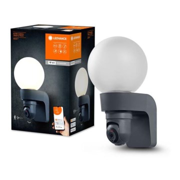 Ledvance - Ulkovalo anturilla ja kamera SMART+ 1xE27/15W/230V IP44 Wi-Fi