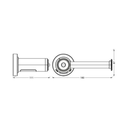 Ledvance - WC-paperiteline LED-taustavalolla IP44