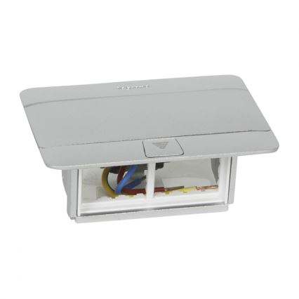 Legrand 54011 - Pistorasiarunko pöydälle POP-UP 4M alumiini