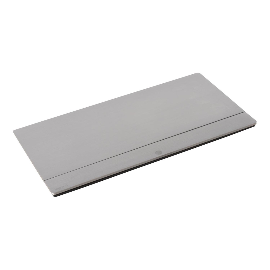 Legrand 654808 - Pistorasiarunko pöydälle POP-UP 8M hopea