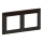 Legrand 754172 - Runko kytkimille VALENA LIFE 2P tumma puu